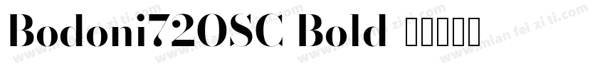 Bodoni72OSC Bold字体转换